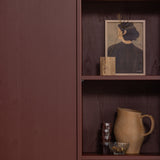 Merel Opbergkast Grenen Bordeauxrood [Fsc]