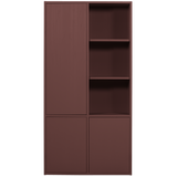 Merel Opbergkast Grenen Bordeauxrood [Fsc]