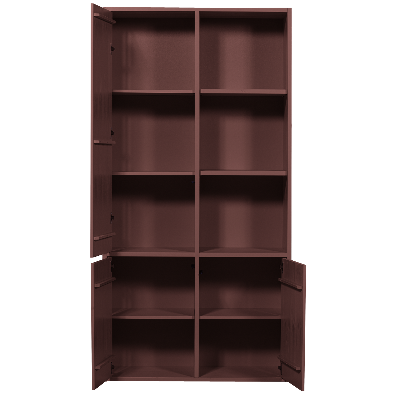 Merel Opbergkast Grenen Bordeauxrood [Fsc]