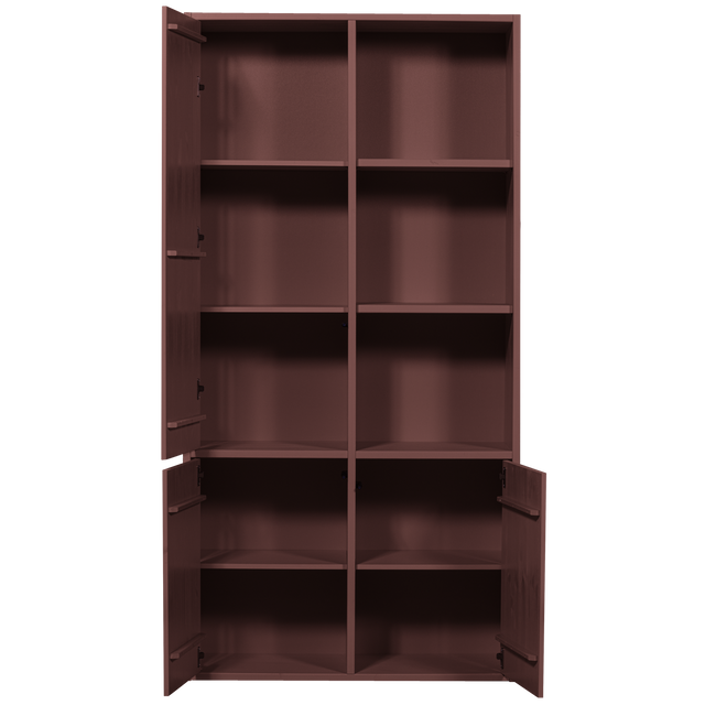 Merel Opbergkast Grenen Bordeauxrood [Fsc]