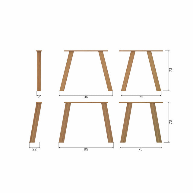 Tablo Eettafel Deens Ovaal Dl 180 X100 Cm Transparant [Fsc]