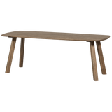 Tablo Eettafel Deens Ovaal Dl 180 X100 Cm Cashmere Brown [Fsc]