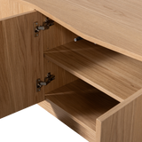 Zuma Tv Meubel 200 Cm Eiken Fineer Transparant [Fsc]