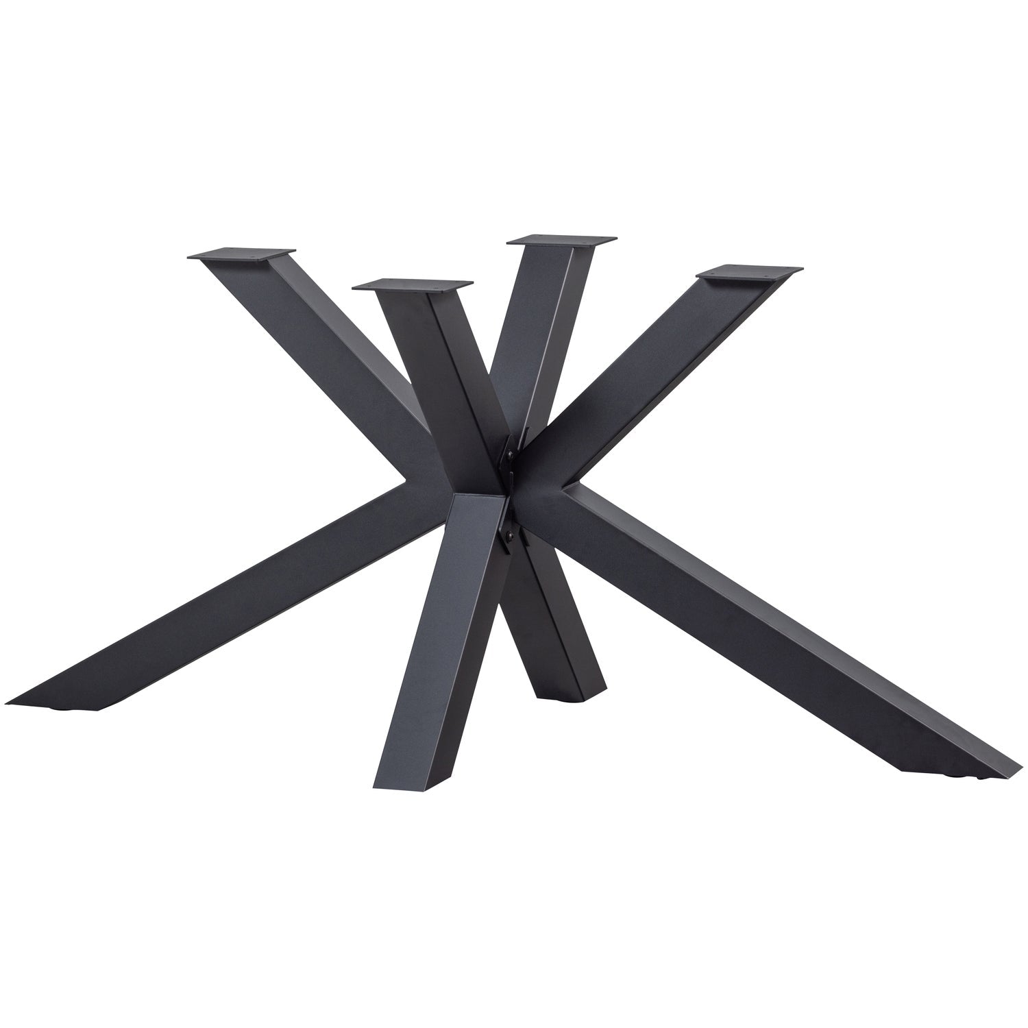 Kruisvorm Poot Metaal Zwart van WOOOD – Luxe comfort op maat van PureWonen. Vraag naar de beste prijs.