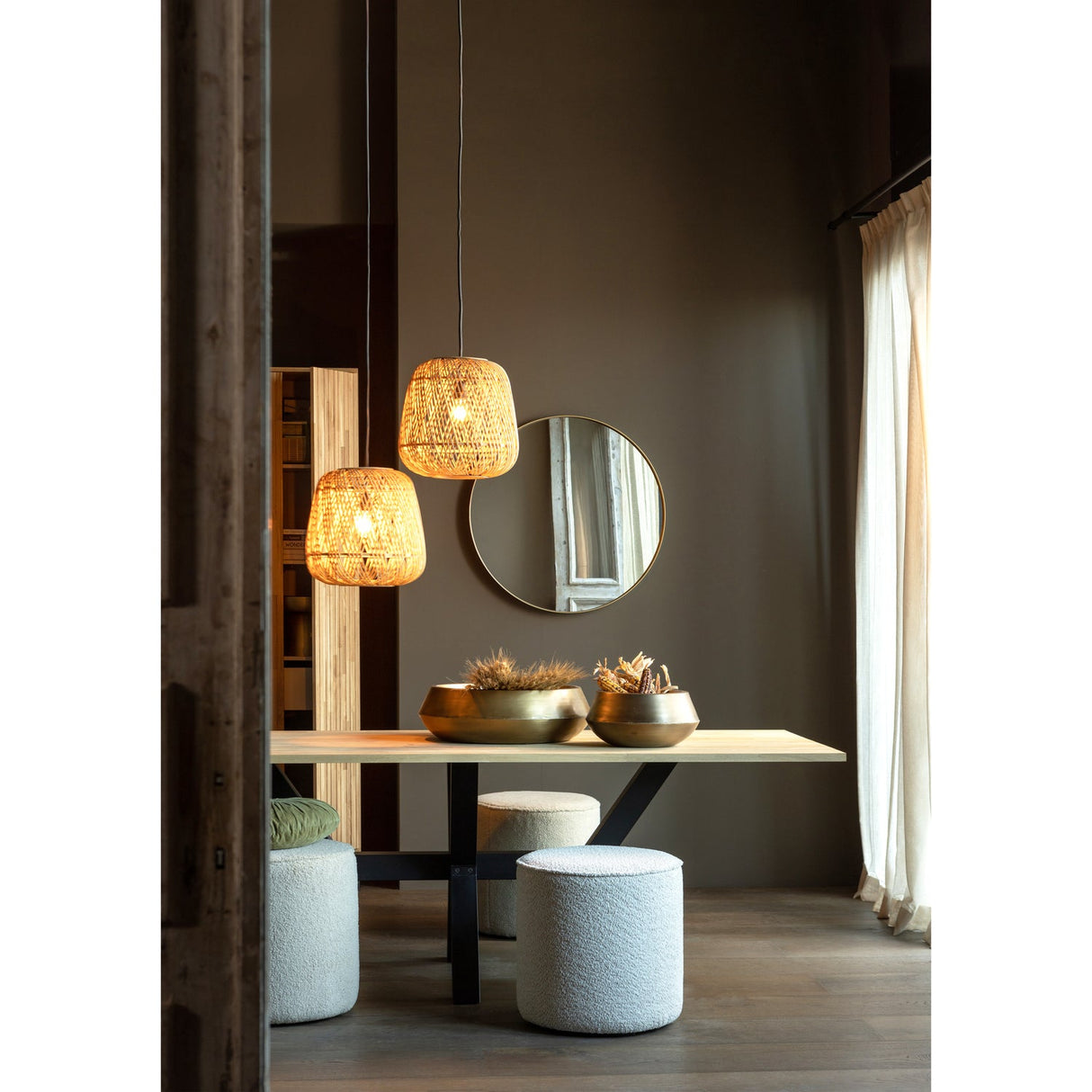 Doutzen Spiegel Metaal Goud O80 Cm van WOOOD – Luxe comfort op maat van PureWonen. Vraag naar de beste prijs.