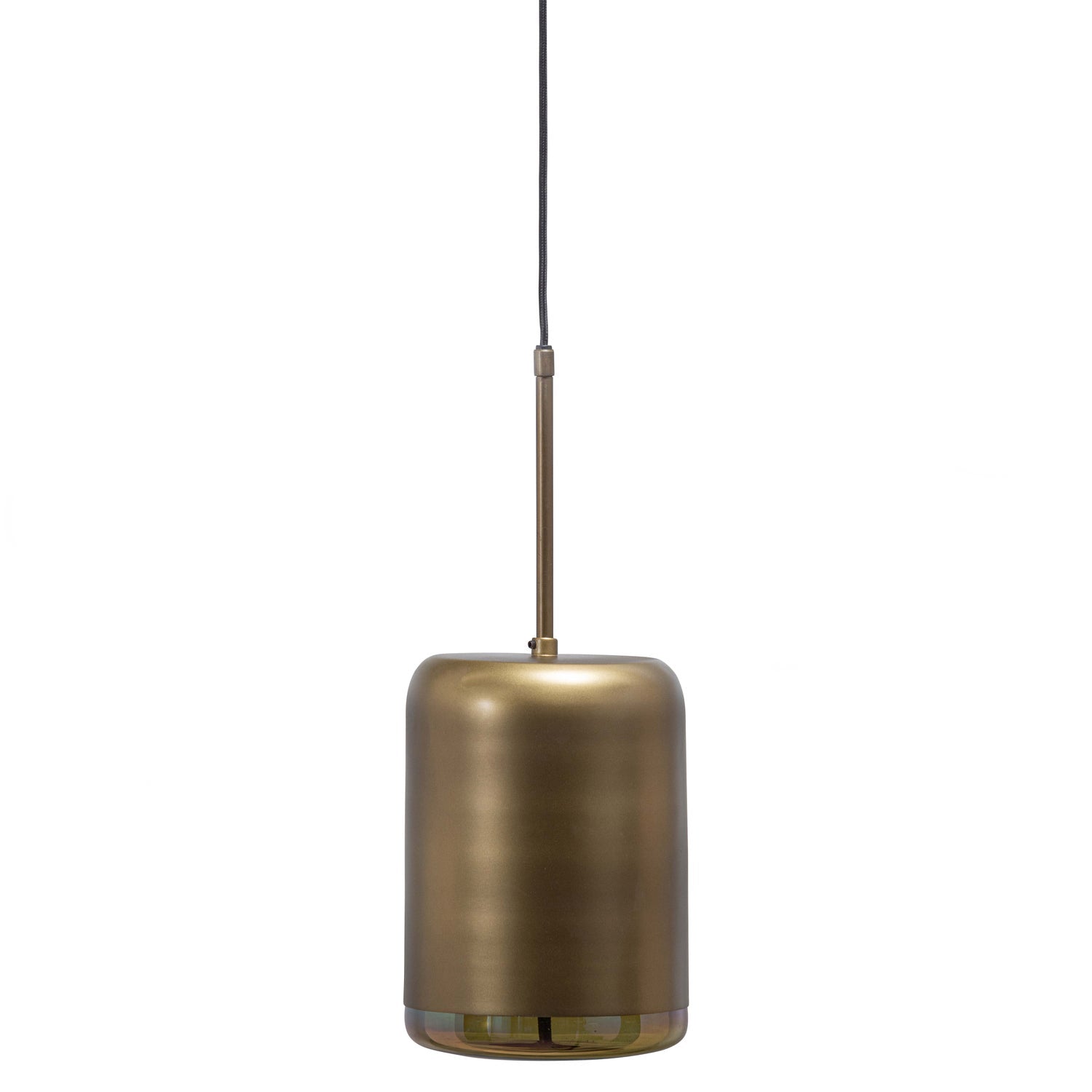 Safa Hanglamp Verticaal Metaal Glas Brass van WOOOD – Luxe comfort op maat van PureWonen. Vraag naar de beste prijs.