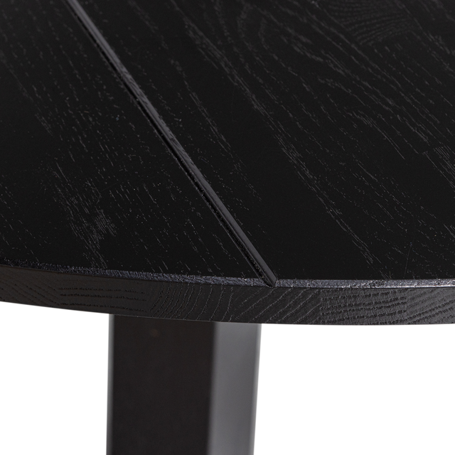 Rhonda Eettafel O129 Cm Blacknight [Fsc] van WOOOD – Luxe comfort op maat van PureWonen. Vraag naar de beste prijs.