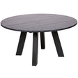Rhonda Xl Eettafel O150 Cm Eiken Blacknight [Fsc] van WOOOD – Luxe comfort op maat van PureWonen. Vraag naar de beste prijs.