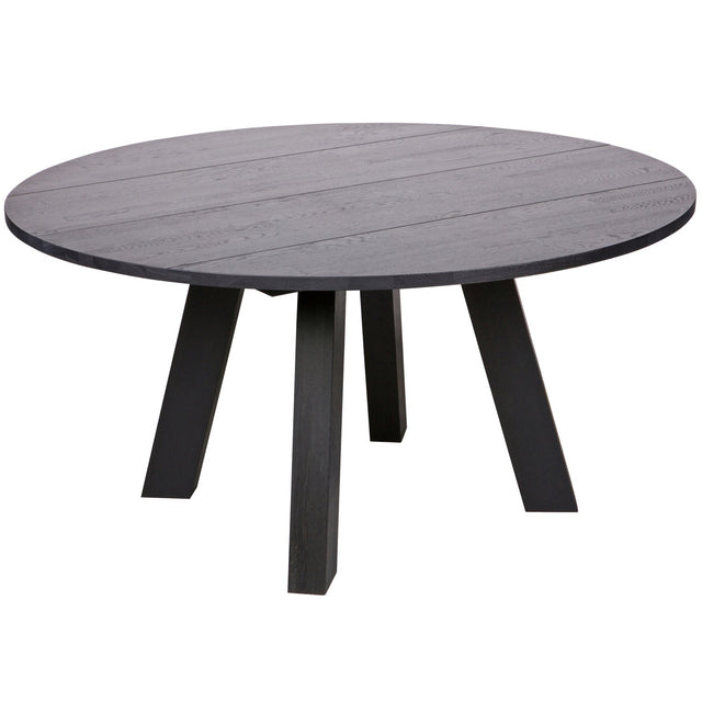 Rhonda Xl Eettafel O150 Cm Eiken Blacknight [Fsc] van WOOOD – Luxe comfort op maat van PureWonen. Vraag naar de beste prijs.