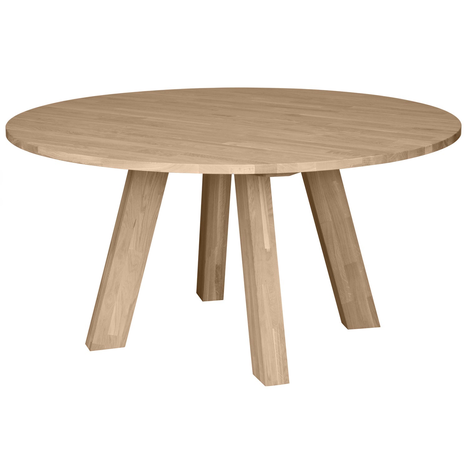 Rhonda Xl Eettafel O150 Cm Eiken Naturel [Fsc] van WOOOD – Luxe comfort op maat van PureWonen. Vraag naar de beste prijs.