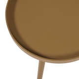 Sasha Bijzettafel O41 Cm Hout Honinggeel [Fsc]