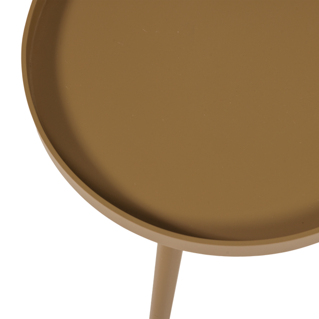 Sasha Bijzettafel O41 Cm Hout Honinggeel [Fsc]