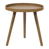 Sasha Bijzettafel O41 Cm Hout Honinggeel [Fsc]