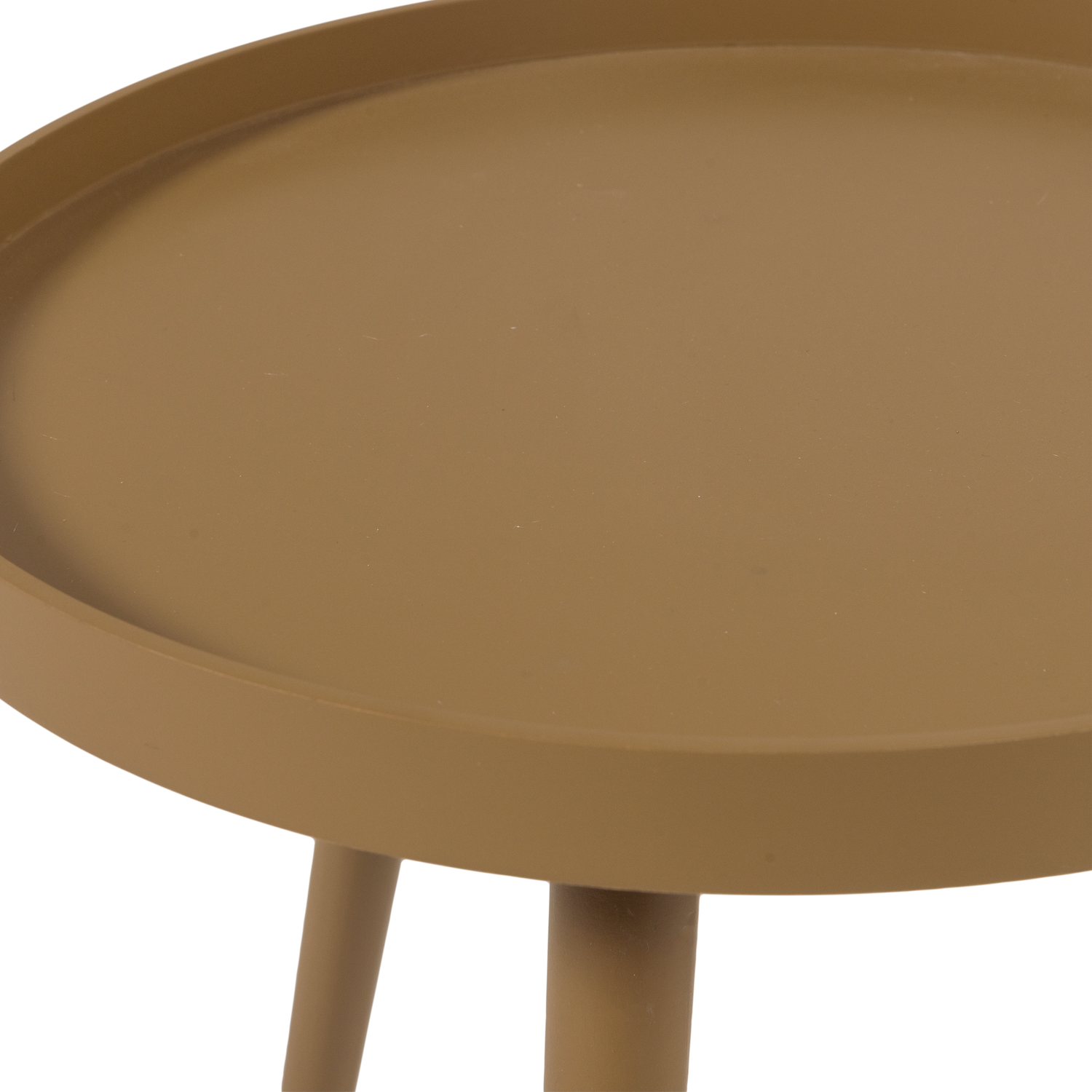 Sasha Bijzettafel O41 Cm Hout Honinggeel [Fsc]