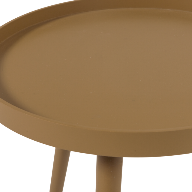 Sasha Bijzettafel O41 Cm Hout Honinggeel [Fsc]