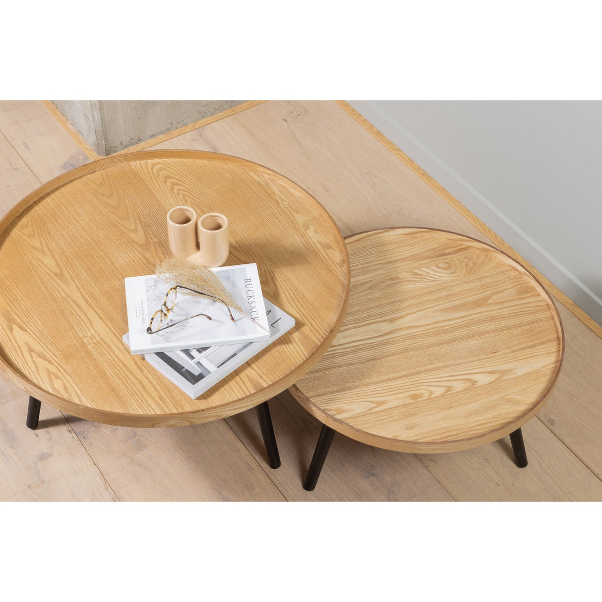 Mesa Bijzettafel L Hout Naturel 34x O60 [Fsc]