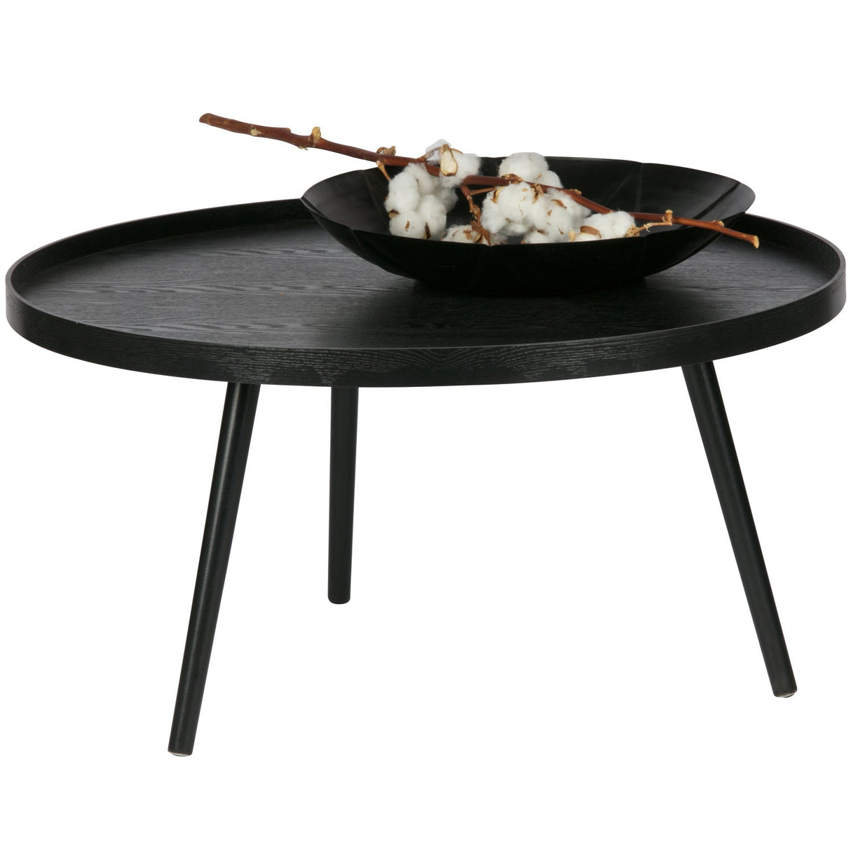 Mesa Bijzettafel Xl Hout Zwart 39x O78 [Fsc]