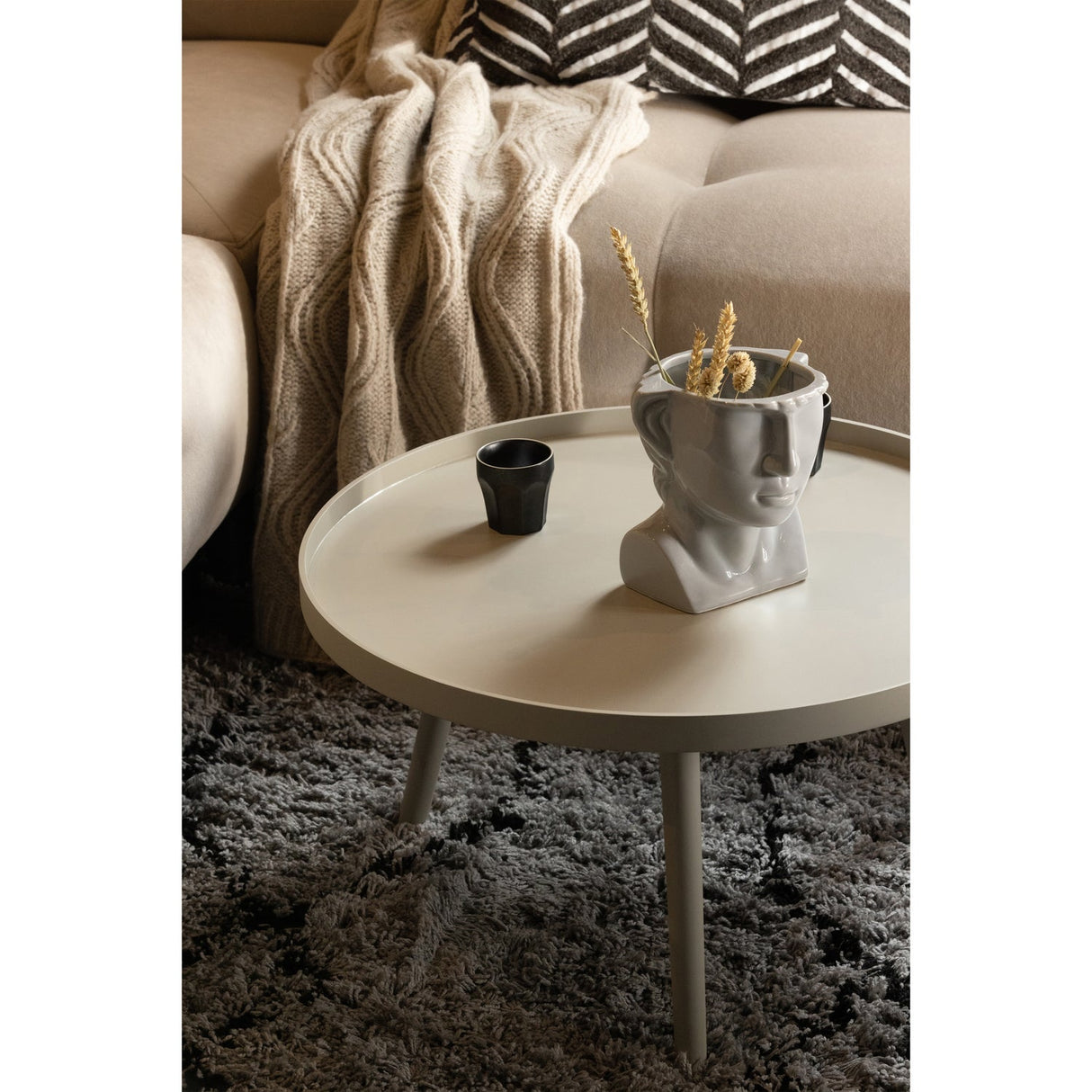 Mesa Bijzettafel L Hout Zand 34 X O60 van WOOOD – Luxe comfort op maat van PureWonen. Vraag naar de beste prijs.