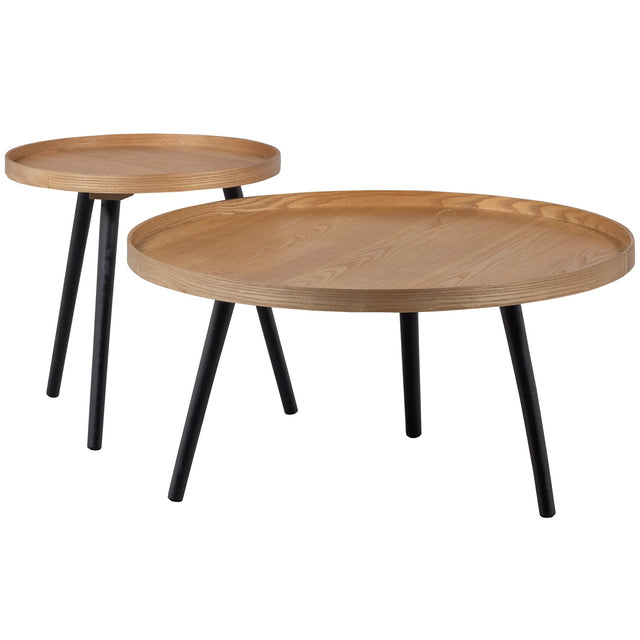 Mesa Bijzettafel L Hout Naturel 34x O60 van WOOOD – Luxe comfort op maat van PureWonen. Vraag naar de beste prijs.