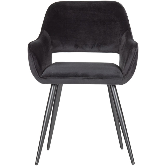 Set V 2 Jelle Stoel Fluweel Zwart van WOOOD – Luxe comfort op maat van PureWonen. Vraag naar de beste prijs.