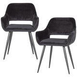 Set V 2 Jelle Stoel Fluweel Zwart van WOOOD – Luxe comfort op maat van PureWonen. Vraag naar de beste prijs.