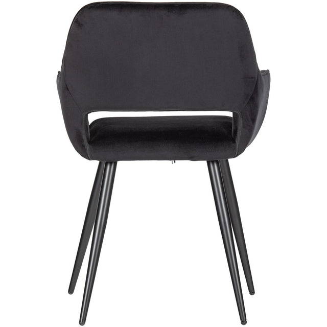 Set V 2 Jelle Stoel Fluweel Zwart van WOOOD – Luxe comfort op maat van PureWonen. Vraag naar de beste prijs.