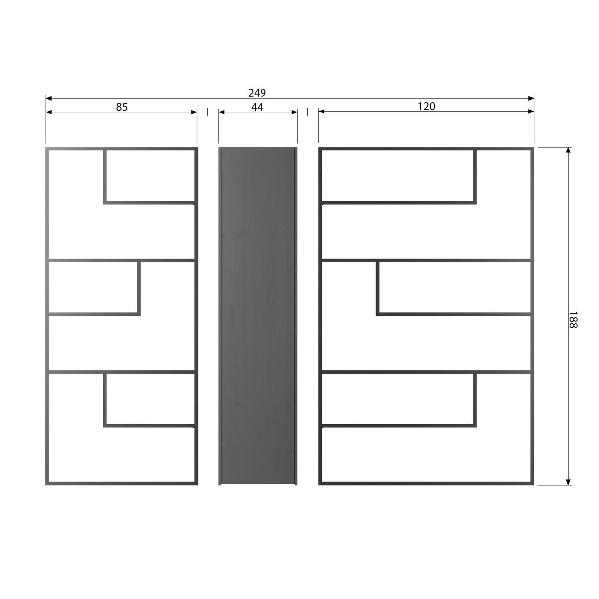 Teun Opbergkast Grenen Diepzwart [Fsc] van WOOOD – Luxe comfort op maat van PureWonen. Vraag naar de beste prijs.