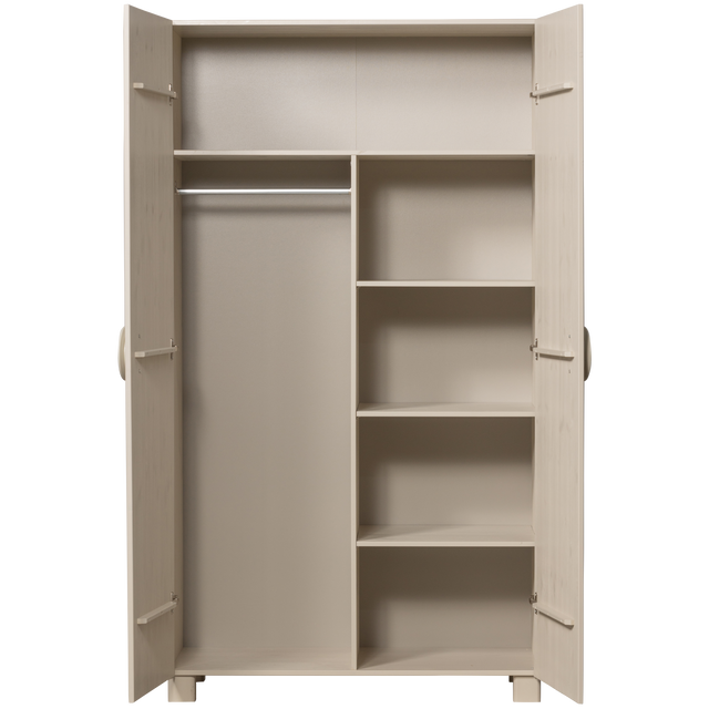 Noah 2 Drs Kast Geborsteld Grenen Dust [Fsc] van WOOOD – Luxe comfort op maat van PureWonen. Vraag naar de beste prijs.