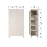 Noah 2 Drs Kast Geborsteld Grenen Dust [Fsc] van WOOOD – Luxe comfort op maat van PureWonen. Vraag naar de beste prijs.