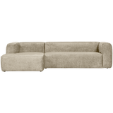 Bean Hoekbank Links Structure Velvet Buttermilk van WOOOD – Luxe comfort op maat van PureWonen. Vraag naar de beste prijs.
