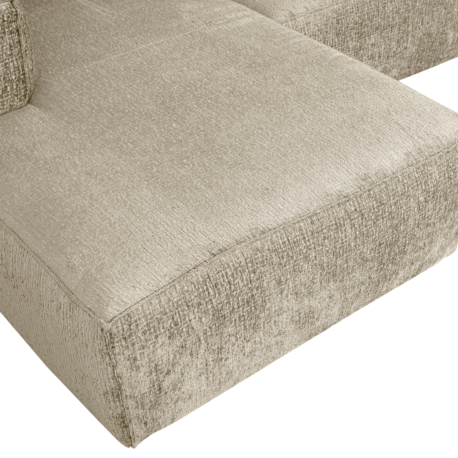 Bean Hoekbank Links Structure Velvet Buttermilk van WOOOD – Luxe comfort op maat van PureWonen. Vraag naar de beste prijs.