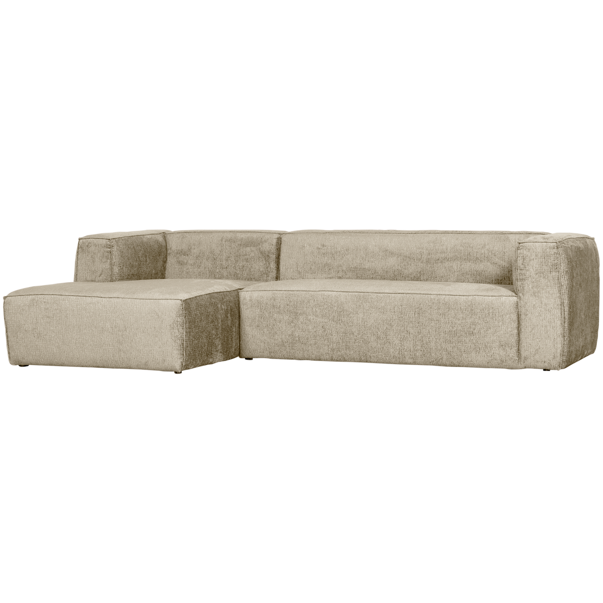 Bean Hoekbank Links Structure Velvet Buttermilk van WOOOD – Luxe comfort op maat van PureWonen. Vraag naar de beste prijs.
