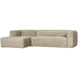 Bean Hoekbank Links Structure Velvet Buttermilk van WOOOD – Luxe comfort op maat van PureWonen. Vraag naar de beste prijs.