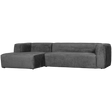 Bean Hoekbank Links Structure Velvet Cloud Sky van WOOOD – Luxe comfort op maat van PureWonen. Vraag naar de beste prijs.