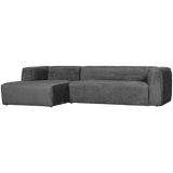 Bean Hoekbank Links Structure Velvet Cloud Sky van WOOOD – Luxe comfort op maat van PureWonen. Vraag naar de beste prijs.