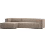 Bean Hoekbank Links Lichtbruin Melange