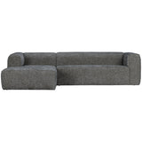 Bean Hoekbank Links Grove Melange Stof Terrazzo van WOOOD – Luxe comfort op maat van PureWonen. Vraag naar de beste prijs.