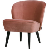 Sara Fauteuil Fluweel Oud Roze van WOOOD – Luxe comfort op maat van PureWonen. Vraag naar de beste prijs.
