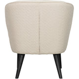 Sara Fauteuil Boucle Creme van WOOOD – Luxe comfort op maat van PureWonen. Vraag naar de beste prijs.