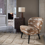 Sara Fauteuil Geweven Stof Camouflage Dessin Zand