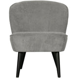 Sara Fauteuil Ribstof Vergrijsd Groen van WOOOD – Luxe comfort op maat van PureWonen. Vraag naar de beste prijs.