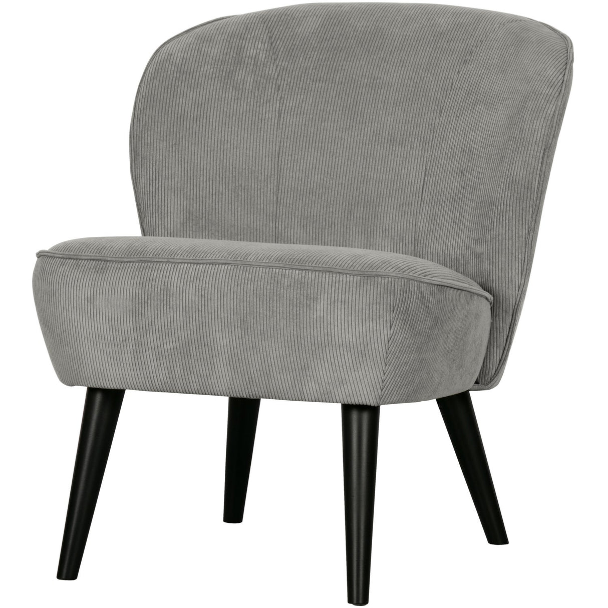 Sara Fauteuil Ribstof Vergrijsd Groen van WOOOD – Luxe comfort op maat van PureWonen. Vraag naar de beste prijs.