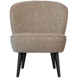 Sara Fauteuil Geweven Stof Naturel Melange van WOOOD – Luxe comfort op maat van PureWonen. Vraag naar de beste prijs.
