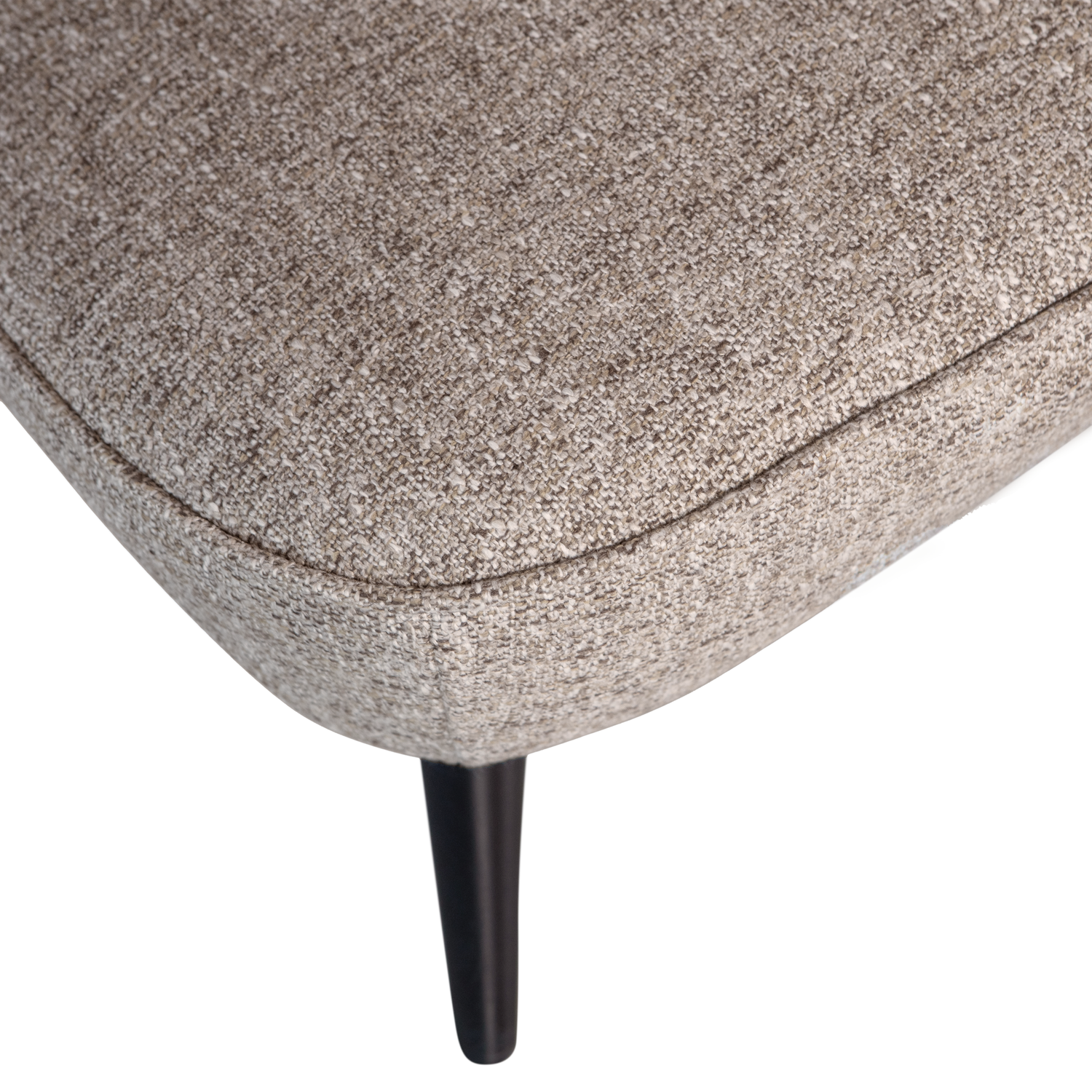 Sara Fauteuil Geweven Stof Naturel Melange van WOOOD – Luxe comfort op maat van PureWonen. Vraag naar de beste prijs.