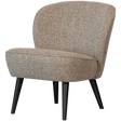 Sara Fauteuil Geweven Stof Naturel Melange van WOOOD – Luxe comfort op maat van PureWonen. Vraag naar de beste prijs.