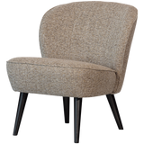 Sara Fauteuil Geweven Stof Naturel Melange van WOOOD – Luxe comfort op maat van PureWonen. Vraag naar de beste prijs.