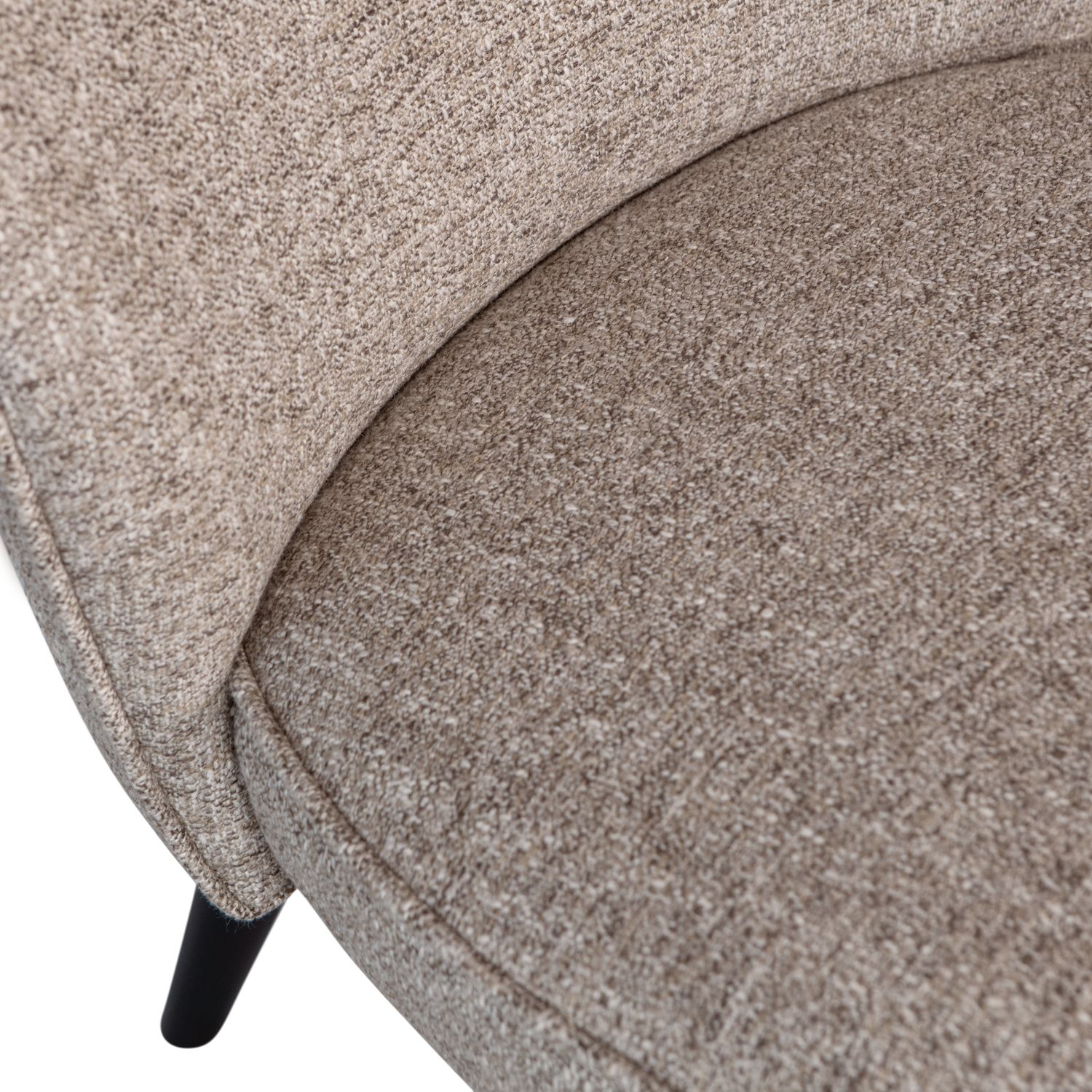 Sara Fauteuil Geweven Stof Naturel Melange van WOOOD – Luxe comfort op maat van PureWonen. Vraag naar de beste prijs.