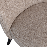 Sara Fauteuil Geweven Stof Naturel Melange van WOOOD – Luxe comfort op maat van PureWonen. Vraag naar de beste prijs.