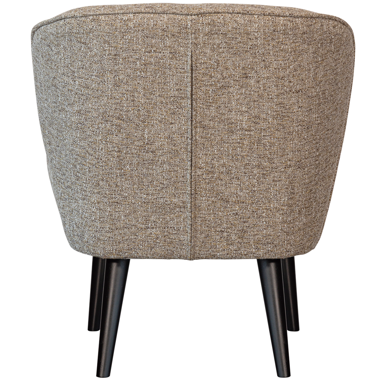 Sara Fauteuil Geweven Stof Naturel Melange van WOOOD – Luxe comfort op maat van PureWonen. Vraag naar de beste prijs.