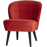 Sara Fauteuil Fluweel Raspberry van WOOOD – Luxe comfort op maat van PureWonen. Vraag naar de beste prijs.